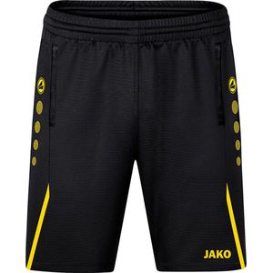 Jako Challenge Trainingsshort Kinderen - Zwart / Citroen
