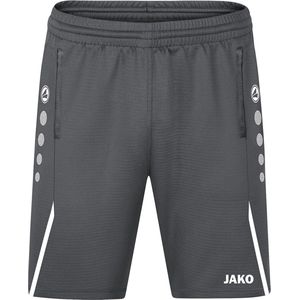 JAKO Challenge Trainingsshorts voor heren, Antraciet Light/Wit