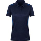 Jako - Challenge - Damespolo - Gemêleerd - Polyester-Stretch-Jersey