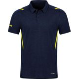 Jako - Challenge - Damespolo - Gemêleerd - Polyester-Stretch-Jersey