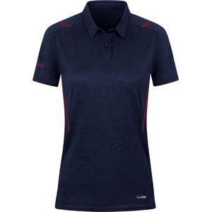 JAKO - Challenge - Poloshirt - Lichtgrijs Gemêleerd-Antra Light - Katoen