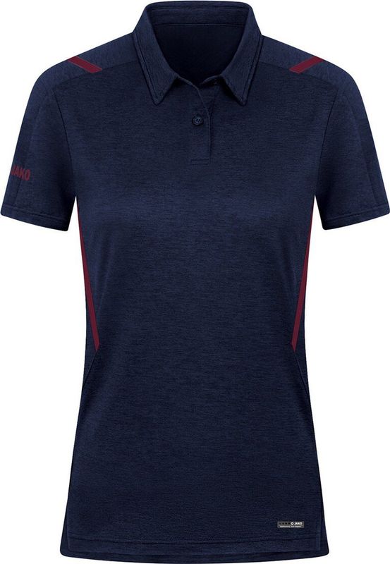 JAKO - Challenge - Poloshirt - Lichtgrijs Gemêleerd-Antra Light - Katoen