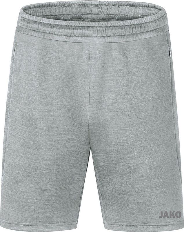 Jako - Challenge - Voetbalshort - Lichtgrijs Gemeleerd - Sportieve Snit