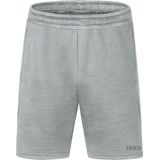 Jako - Challenge - Voetbalshort - Lichtgrijs Gemeleerd - Sportieve Snit