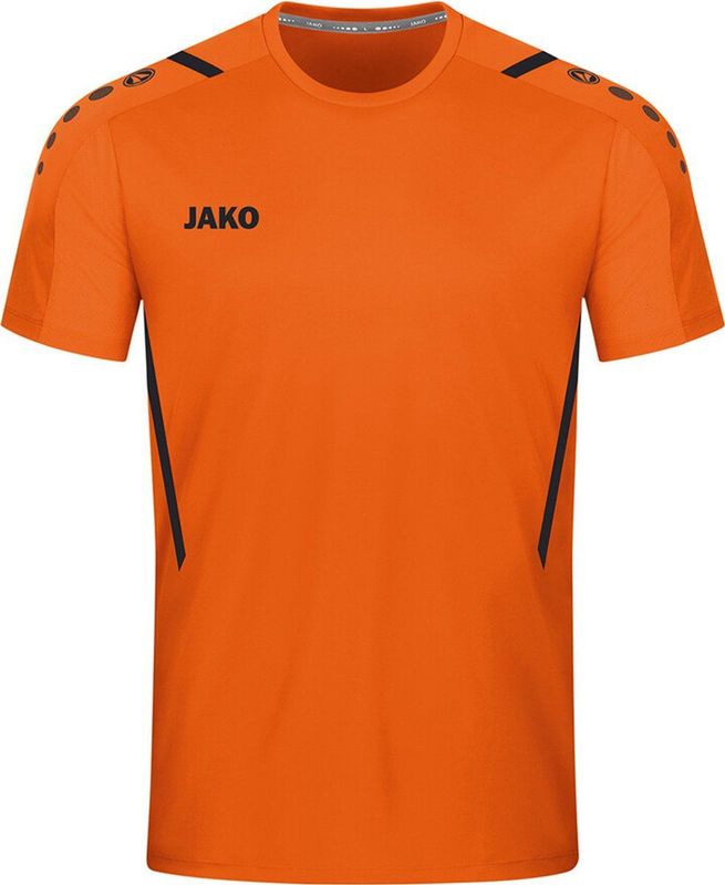 JAKO - Jersey Challenge - Sportpak - Neonoranje/Zwart - 100% Polyester