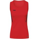 Jako - Challenge - Tanktop - Rood/Zwart - Polyester-Interlock, Vochtafvoer, Sportieve Kraag