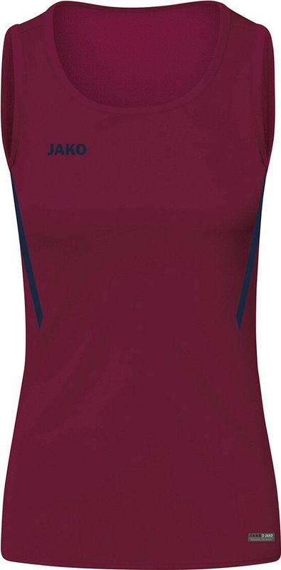 JAKO Challenge tanktop voor dames, bruin/marineblauw