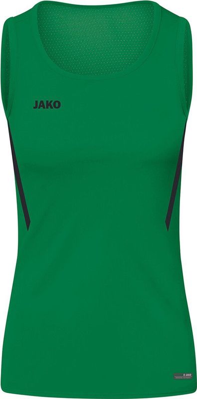 Jako - Challenge - Tank Top - Zwart - Functionele Materiaalmix, Micro-Mesh Rug