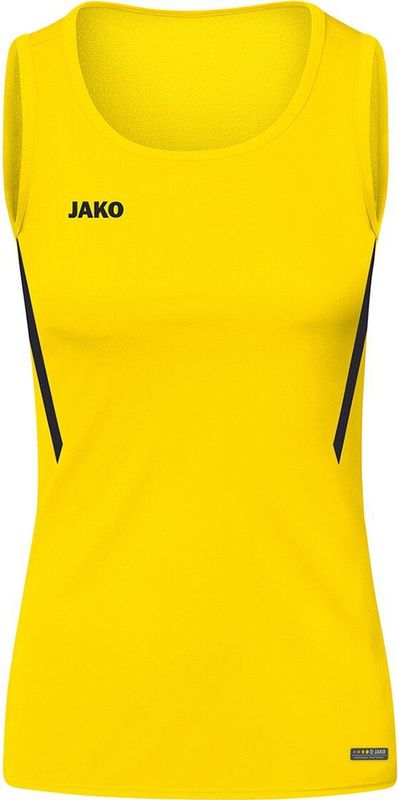 Jako - Challenge - Sporttop - Zwart - Polyester - Functionele Materiaalmix