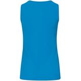 JAKO - Challenge - Tanktop - Koningsblauw/Marineblauw - Polyester Interlock, Ronde Hals, Verlengde Rug