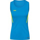 JAKO - Challenge - Tanktop - Koningsblauw/Marineblauw - Polyester Interlock, Ronde Hals, Verlengde Rug