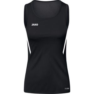 JAKO - Tanktop-Uitdaging, Uniseks-Kind, Zwart En Wit, 140