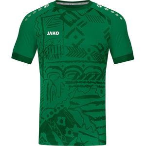 Jako Tropicana Shirt Korte Mouw Heren - Sportgroen