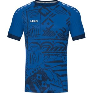 Jako - Shirt Tropicana MC - Blauw Voetbalshirt Heren