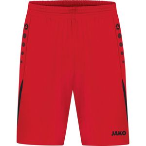 Jako - Short Challenge - Donkerrode Shorts Heren-L