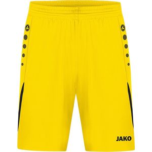 Jako Challenge Short Heren - Citroen / Zwart
