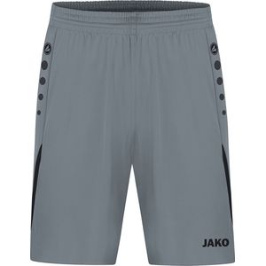 JAKO - Sportbroek Uitdaging, Uniseks-Kind, Steengrijs/Zwart, 140