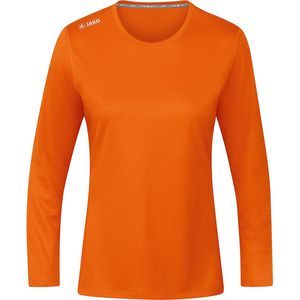 JAKO - Run Met Lange Mouwen 2.0, Dames, Neon-Oranje, 36