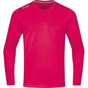 Run - 2.0 - Longsleeve - Snoep Roze - Polyester Gaasdoek, Achterkant van Micromesh