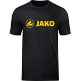 Jako - Promo T-Shirt - Zwart Gemeleerd - Katoen