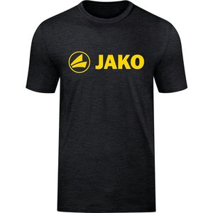 Jako - Promo T-Shirt - Zwart Gemeleerd - Katoen