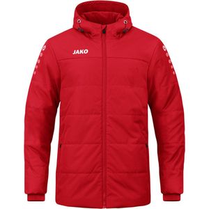 JAKO - Teamcoachjack - Uniseks-Kind - Rood - Met Capuchon