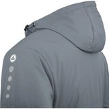 JAKO Coachjas Team Met Capuchon Steengrijs Maat 3XL
