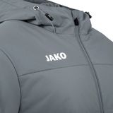 JAKO Coachjas Team Met Capuchon Steengrijs Maat 3XL
