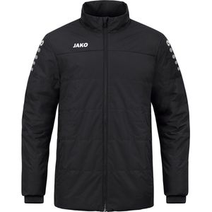 Jako - Coachvest Team - Zwarte Jas Kids-164
