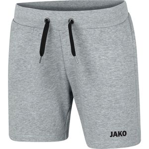 Jako - Base - Joggingshort - Lichtgrijs Gemeleerd - GOTS-gecertificeerd Bio-Katoen