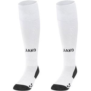 JAKO - Allround - Sokken - Wit - Geribbelde Structuur, Elastische Compressieband