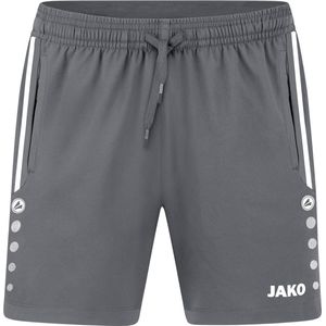 Jako - Short Allround - Grijze Voetbalshort Dames-42