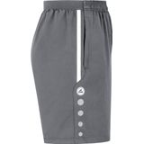 Jako - Short Allround - Grijze Voetbalshort Kids-128