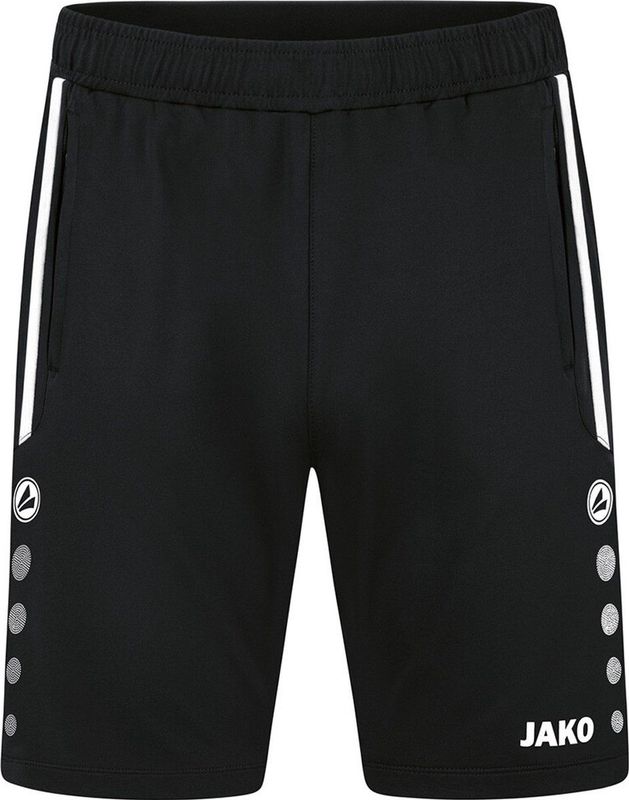 Jako - Allround Trainingsshort - Zwart - Stretch-Knit-Polyester