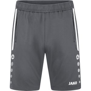 Jako - Trainingsshort Allround - Grijze Short Kids-128