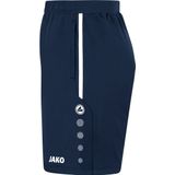 Jako - Allround - Trainingsshort - Marineblauw/Fluogeel - Kinderen