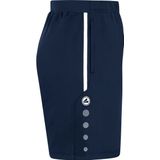 Jako - Allround - Trainingsshort - Marineblauw/Fluogeel - Kinderen