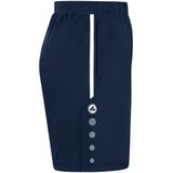 Jako - Allround - Trainingsshort - Marineblauw/Fluogeel - Kinderen