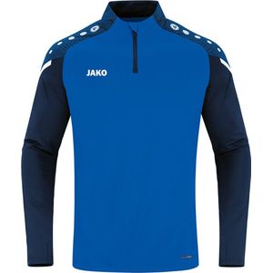 Jako - Ziptop Performance - Blauw Voetbalshirt Kids-152