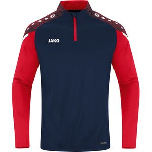 Jako - Ziptop Performance - Donkerblauw Voetbalshirt Kinderen