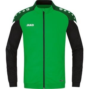 JAKO - Prestaties Polyester Jack, Uniseks-Volwassene, Zacht Groen/Zwart, M