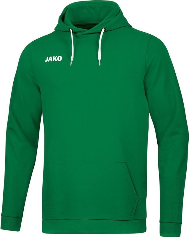Jako Base Sweater Met Kap Kinderen - Sportgroen |