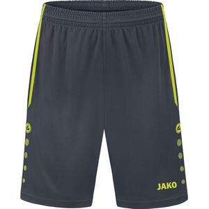 Jako - Short Allround - Donkergrijze Shorts Kids-116