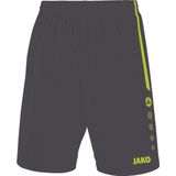 JAKO - Allround Sportbroek, Uniseks-Kind, Antraciet/Citroen, 116