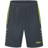 JAKO - Allround Sportbroek, Uniseks-Kind, Antraciet/Citroen, 116