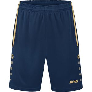 Jako - Allround Short - Navy - Goud - Polyester-Interlock