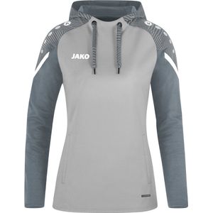 JAKO Performance Hoodie, lichtgrijs/steengrijs, 42 dames, lichtgrijs/steengrijs, 42, lichtgrijs/steengrijs