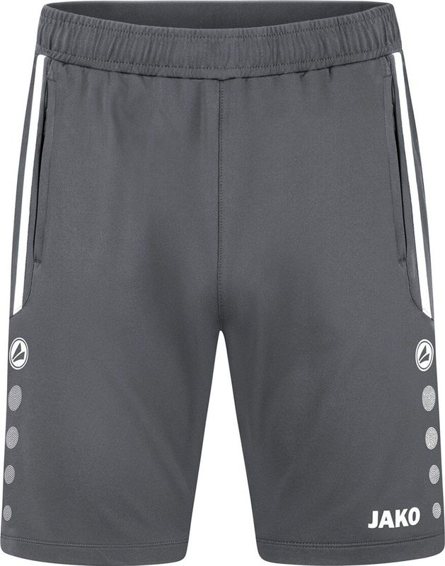 Jako - Trainingsshort Allround - Grijze Short Kids