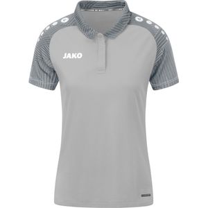 JAKO Polo Performance Dames Zachtgrijs-Steengrijs
