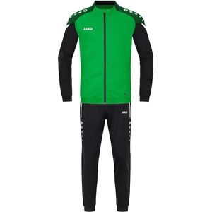 Trainingpak - Polyester - Met Ritssluiting - Geribde Boorden - Contrasterende Strepen